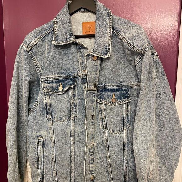 RORY JACKET - VINTAGE BLUE - SIZE L - ANINE BING - PERFECT CONDITION - Picture 6 of 6